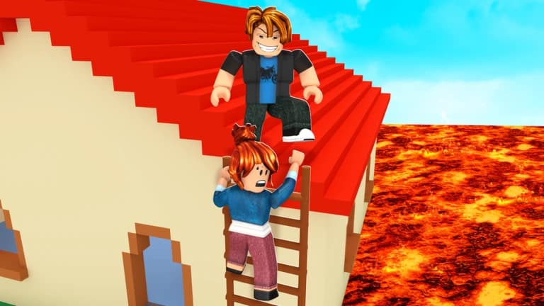 100 Player Floor Is LAVA!! 🔥