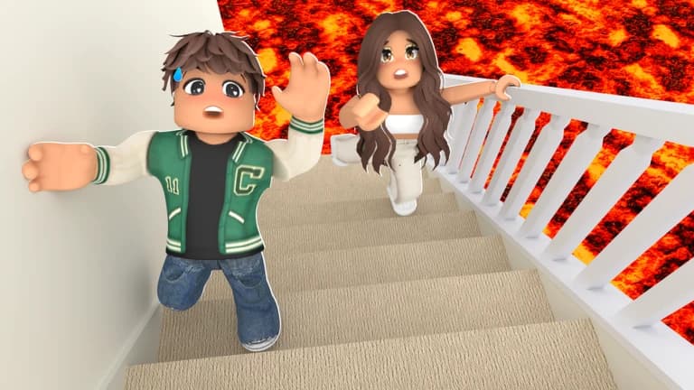 100 Player Floor Is LAVA!! 🔥